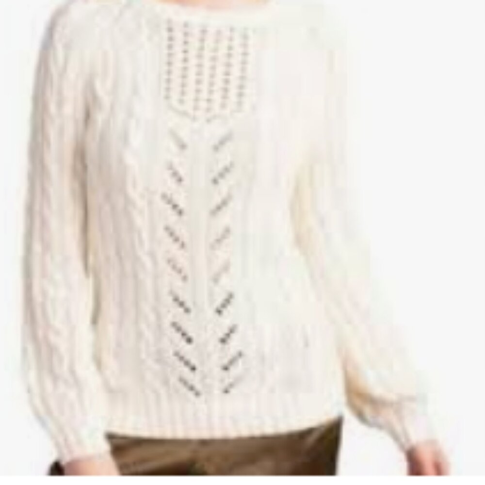 Trina Turk Off White Sweater Size S NWOT